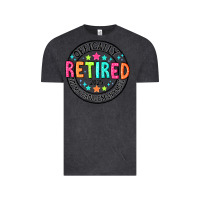 Vintage Black Officially Retired 2025 not my problem anymore Vintage Tee - CowhideDigitalArt