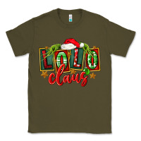 Army Green christmas lolo claus Classic Tee - FaDigitalArtStudio