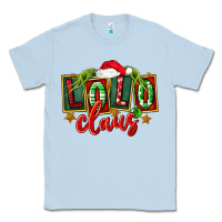Dusty Blue christmas lolo claus Classic Tee - FaDigitalArtStudio
