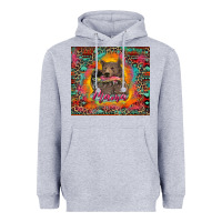 Heather Grey mama bear leopard and aztec Heavyweight Hoodie - RanaPortraitStore