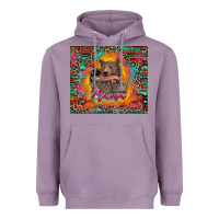 Lavender mama bear leopard and aztec Heavyweight Hoodie - RanaPortraitStore