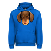 Cobalt Dachshund Urban Hoodie - Jasminsmagicworld