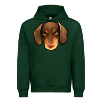 Foreset Green Dachshund Urban Hoodie - Jasminsmagicworld