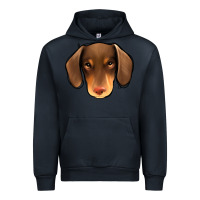 Navy Dachshund Urban Hoodie - Jasminsmagicworld
