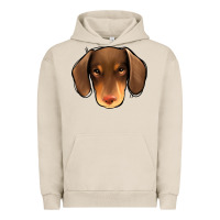 Pigment French Oak Dachshund Urban Hoodie - Jasminsmagicworld
