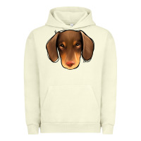 Pigment Pistachio Dachshund Urban Hoodie - Jasminsmagicworld