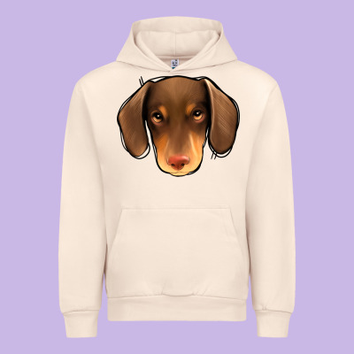 Dachshund Urban Hoodie Designed By Jasminsmagicworld