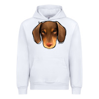White Dachshund Urban Hoodie - Jasminsmagicworld