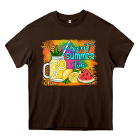 Chocolate Brown sweet summer time Heavy Core Tee - Jasminsmagicworld