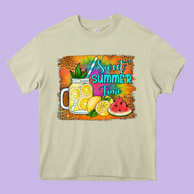 Sweet Summer Time Heavy Core Tee Designed By Jasminsmagicworld