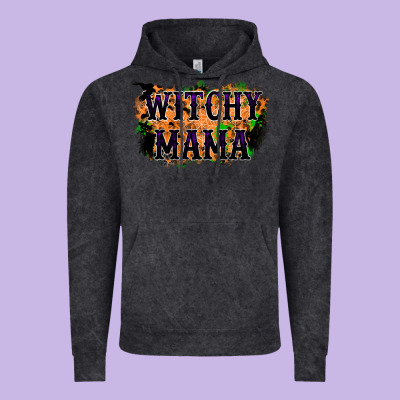 Witchy Mama Vintage Hoodie Designed By Racoondesign