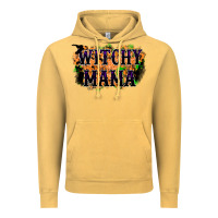 Vintage Mustard witchy mama Vintage Hoodie - RacoonDesign