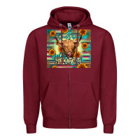 Burgundy don't be a salty heifer Zipper Hoodie - Jasminsmagicworld