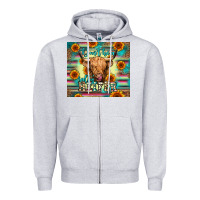 Heather Grey don't be a salty heifer Zipper Hoodie - Jasminsmagicworld