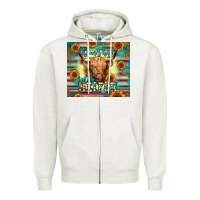 Oatmeal Heather don't be a salty heifer Zipper Hoodie - Jasminsmagicworld