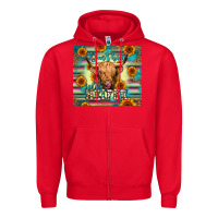 Red don't be a salty heifer Zipper Hoodie - Jasminsmagicworld