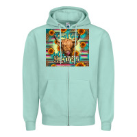 Seafoam don't be a salty heifer Zipper Hoodie - Jasminsmagicworld