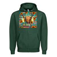 Sports Green don't be a salty heifer Zipper Hoodie - Jasminsmagicworld
