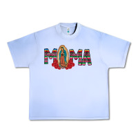 Grape Ice Mama Our Lady Urban Heavy Tee - CowhideDigitalArt