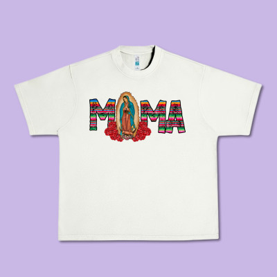 Mama Our Lady Urban Heavy Tee Designed By Cowhidedigitalart