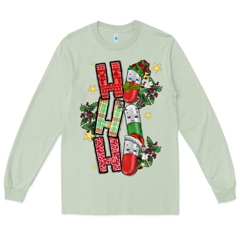Ho Ho Ho Pharmacy Long Sleeve Tee by CowhideDigitalArt | Teevron