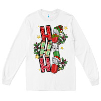 White ho ho ho pharmacy Long Sleeve Tee - CowhideDigitalArt