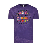 Cloud Purple Principal Assistant Vintage Tee - CowhideDigitalArt