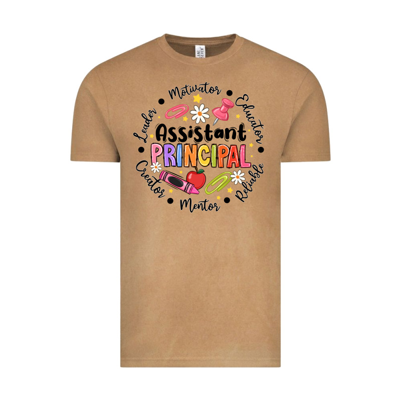 Principal Assistant Vintage Tee by CowhideDigitalArt | Teevron