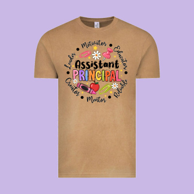 Principal Assistant Vintage Tee Designed By Cowhidedigitalart