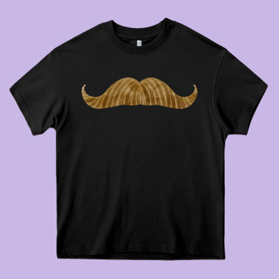 Moustache Fa Element Heavy Core Tee Designed By Fadigitalartstudio