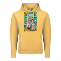Vintage Mustard Western Lincoln Sheep Vintage Hoodie - LillyAllenDesigns