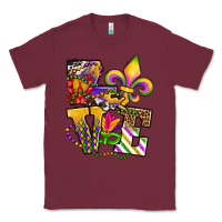 Burgundy louisiana map love Classic Tee - OliviaCreatesArt