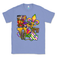 Colony Blue louisiana map love Classic Tee - OliviaCreatesArt