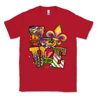 Red louisiana map love Classic Tee - OliviaCreatesArt