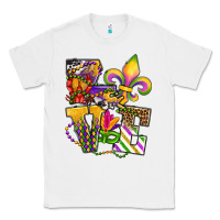 White louisiana map love Classic Tee - OliviaCreatesArt
