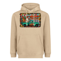 Mushroom merry christmas farm truck Heavyweight Hoodie - Jasminsmagicworld