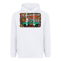 White merry christmas farm truck Heavyweight Hoodie - Jasminsmagicworld