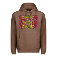 Chestnut mardi gras crawfish brushstrokes Premium Hoodie - Artiststas