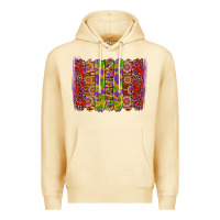 Pina Colada mardi gras crawfish brushstrokes Premium Hoodie - Artiststas