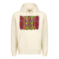 Sandshell mardi gras crawfish brushstrokes Premium Hoodie - Artiststas