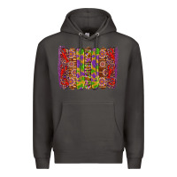 Smoke mardi gras crawfish brushstrokes Premium Hoodie - Artiststas