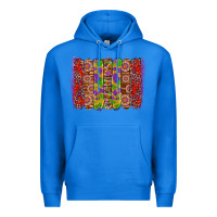 True Royal mardi gras crawfish brushstrokes Premium Hoodie - Artiststas