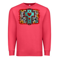 Cardinal Christmas cross with background Premium Sweatshirt - Jasminsmagicworld