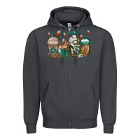 Smoke indian headdress coffee cups Zipper Hoodie - Jasminsmagicworld
