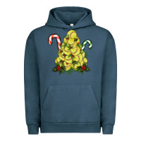 Pigment Midnight Navy softball christmas tree Urban Hoodie - RanaPortraitStore