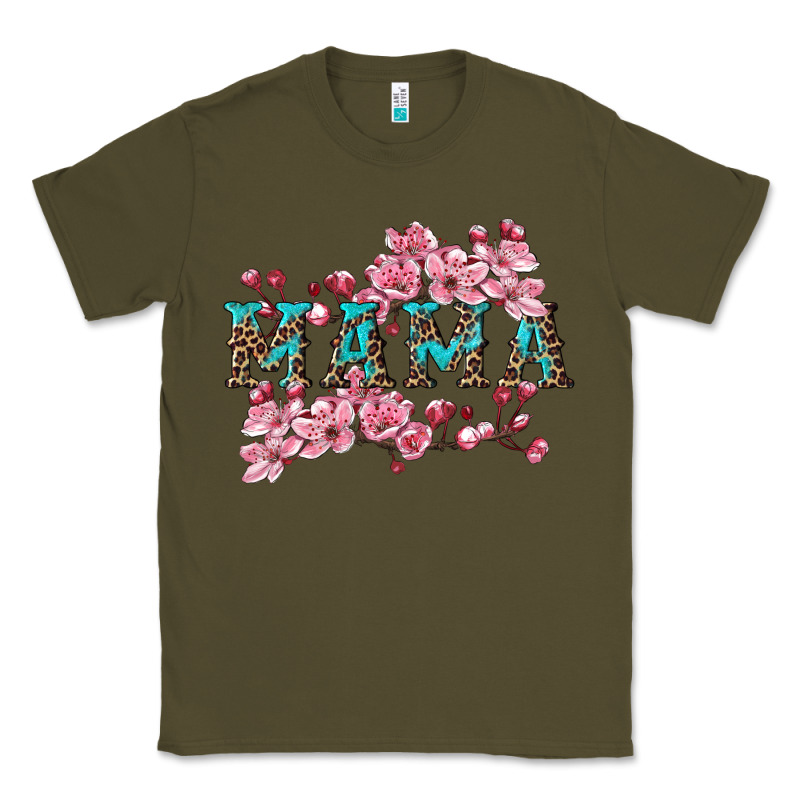 Mama With Cherry Blossoms Classic Tee by Artiststas | Teevron