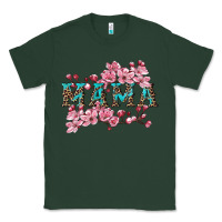 Sports Green mama with cherry blossoms Classic Tee - Artiststas