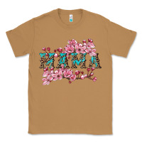 Toasted Coconut mama with cherry blossoms Classic Tee - Artiststas