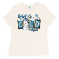 Bone Baby It's Cold Outside Ladies Tee - FaDigitalArtStudio