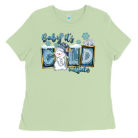 Matcha Baby It's Cold Outside Ladies Tee - FaDigitalArtStudio